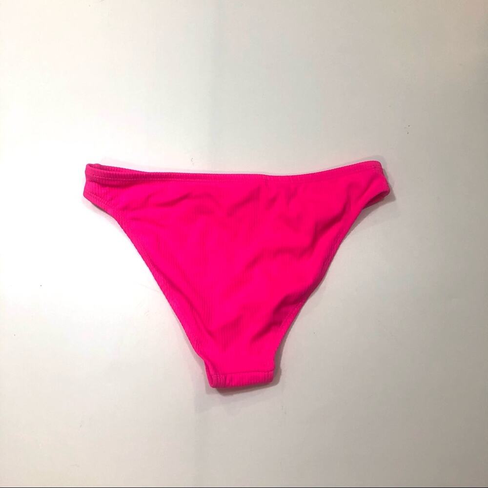 California Waves Pink ribbed bikini swim bottom - Picture 5 of 5